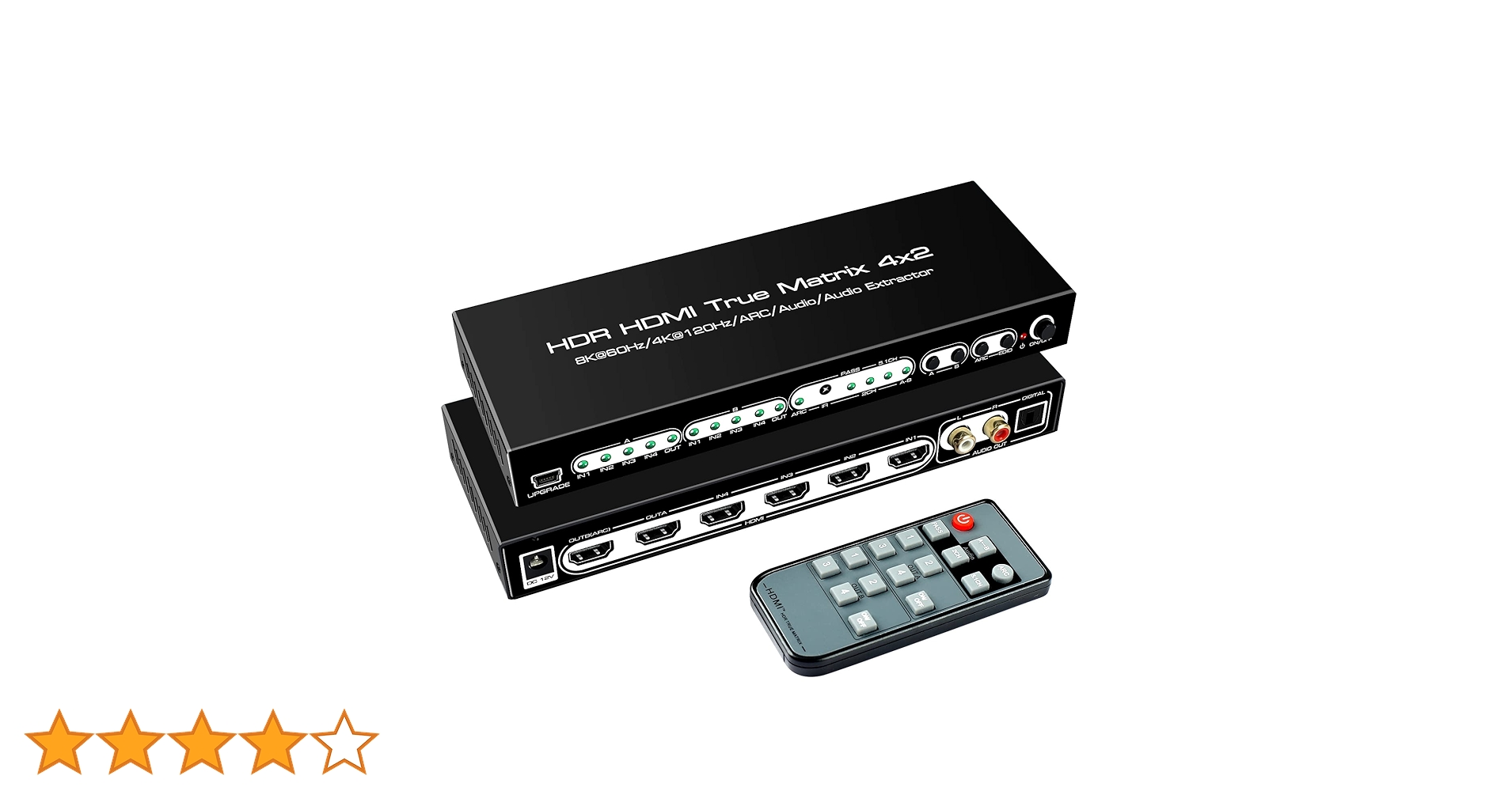 HDMIマトリックス 切替器 音声分離 IM-HDMX4x2-N imaru HDMIマトリックス 切替器 音声分離 IM-HDMX4x2-N imaru